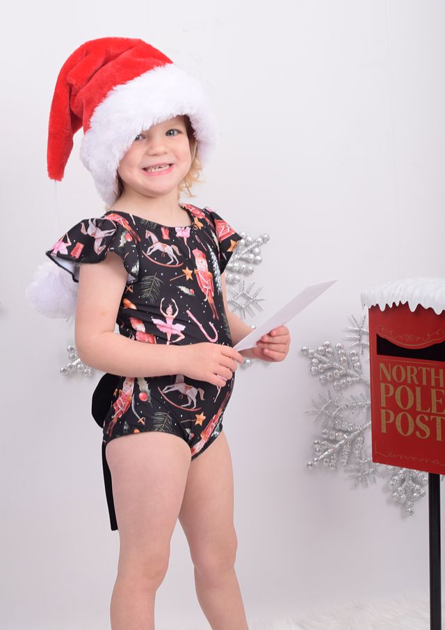 Nutcracker Flutter Sleeve Leotard